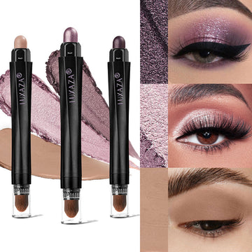 Magic Color Eyeshadow Stick Set(3pcs)-Purple Clouds
